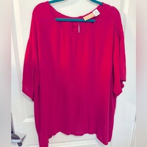 24W dark rose shell, rayon.